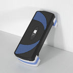 Stepper Fitness Aerobic - .fr x FFHandball - hauteur reglable surface antiderapante 80 x 31 x 20 cm noir bleu-8