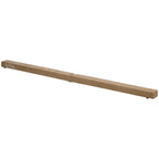 Poutre de gymnastique pliable 210 cm antidérapant, poutre gymnastique pour entraînement à l'équilibre, marron-0