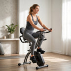 Vélo d'Appartement Pliable Vélo de Fitness 4 en 1 Silencieux Connecté Kinomap Bluetooth et Zwift 105x53,5x109cm Noir-9