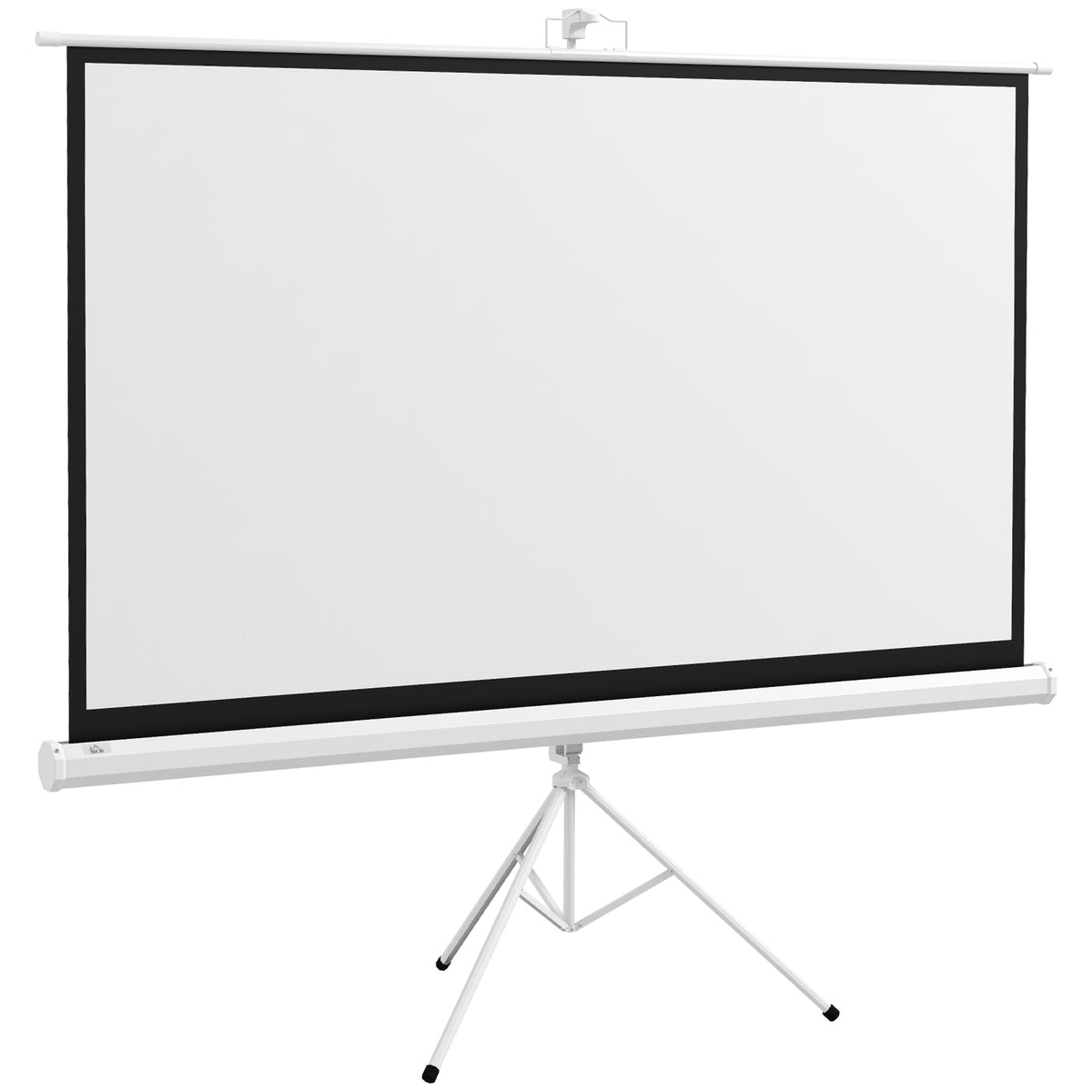 Écran de projection 100 pouces avec support trépied hauteur réglable, écran 4K HD 16:9-0