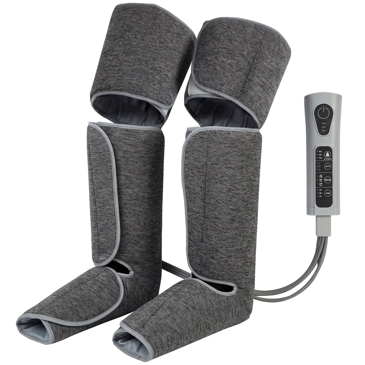 Masseur de jambes, masseur de compression pour les mollets, les genoux, les pieds avec chaleur, 3 modes automatiques-0