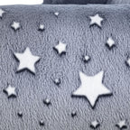 Fauteuil enfants canapé pour enfants hosphorescent avec motif étoilé, tissu velours, pour garçons et filles, gris-8