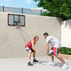 Panier de basketball mural panier spécial - 113L x 73H cm - filet toutes saisons pour l'intérieur et l'extérieur-9