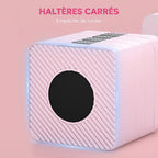 Ensemble d'Haltères Réglables 2 x 5 kg, Paires d'Haltères 1 kg/2 kg/3 kg/4 kg/5 kg avec Poignée Antidérapante, Rose-4
