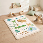 Tapis de Jeu pour Enfants Tapis de Chambre d'Enfant en Mousse Épaisseur 3 cm Motif Animal Base Antidérapante 150x200cm-1