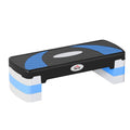 Stepper Fitness Aérobic hauteur réglable 10/15/20 cm surface antidérapante 80 x 31 x 20 cm noir bleu-0