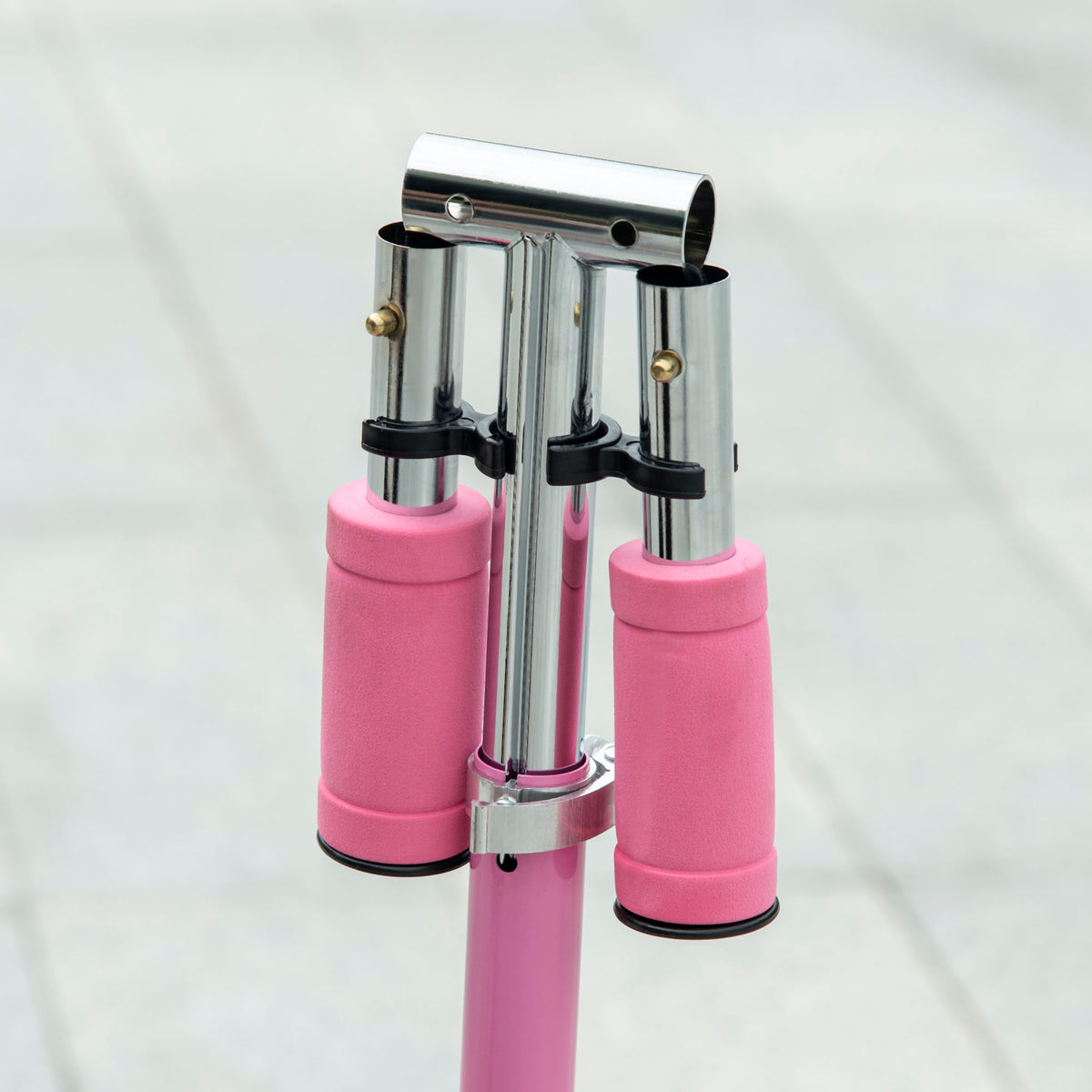 Trottinette pour enfants de 3 à 7 ans pliable roues lumineuses en PU musique 67 x 32 x 78 cm rose-8