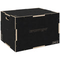 Box Jump pliométrie 3 en 1 boîte à saut musculation fitness pour box training en bois, 41/51/61 cm-0