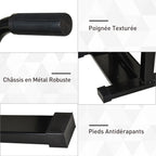 Support universel de moto réglable cric hydraulique lève moto béquille d'atelier stand moto tout-terrain moto cross supermotard noir-5