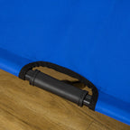 Lit surélevé pour chien lit surélevé rafraîchissant pour chien tissu Oxford sac de transport inclus 92 x 76 x 18 cm bleu-7