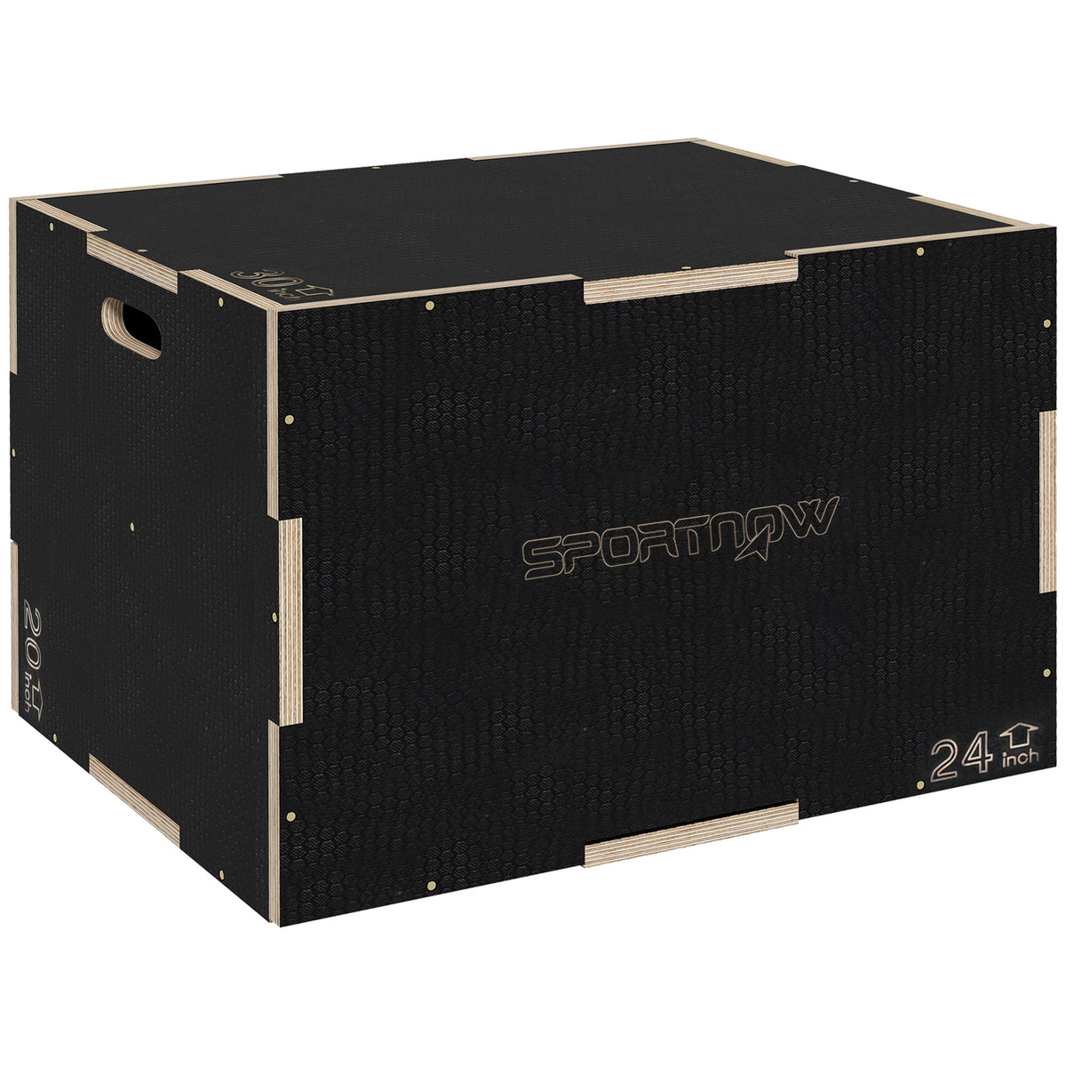 Box Jump pliométrie 3 en 1 boîte à saut musculation fitness pour box training en bois, 41/51/61 cm-9