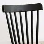 Lot de 4 chaises style scandinave dossier haut assise en polypropylène pieds en hêtre 48 x 52,5 x 83 cm noir-8