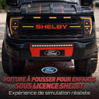Voiture Porteur pour Enfants Shelby, Dossier, Anti-Basculement, Sons, Compartiment, 18-72 Mois, 80x25,5x33cm, Noir-3