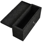 Boîte de rangement - boîte à outils en aluminium - alu. verrouillage clé - dim. 50L x 15,5l x 20,5H cm-7