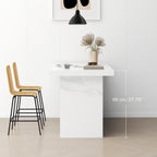 Lot de 4 tabourets de bar, chaises de bar, dossier en cannage et repose-pieds, cadre en acier, 42,5x52x102cm, jaune-5