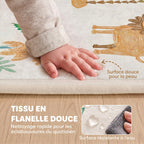 Tapis de Jeu pour Enfants Tapis de Chambre d'Enfant en Mousse Épaisseur 3 cm Motif Animal Base Antidérapante 150x200cm-6