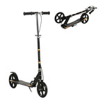 Trottinette pliable pour enfant avec guidon réglable en hauteur et double frein 86 x 35 x 93-103 cm noir-0