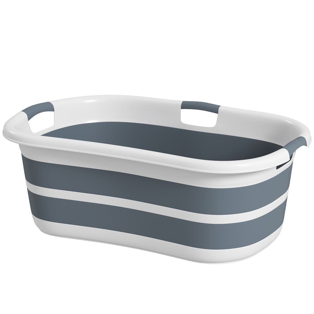 Baignoire pour Chien, Baignoire Pliable et Portable avec Trou de Drainage, pour Petits Chiens et Chiots, Gris-0