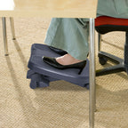 Repose-pied ergonomique de bureau hauteur et inclinaison réglables 45L x 34l cm gris-6