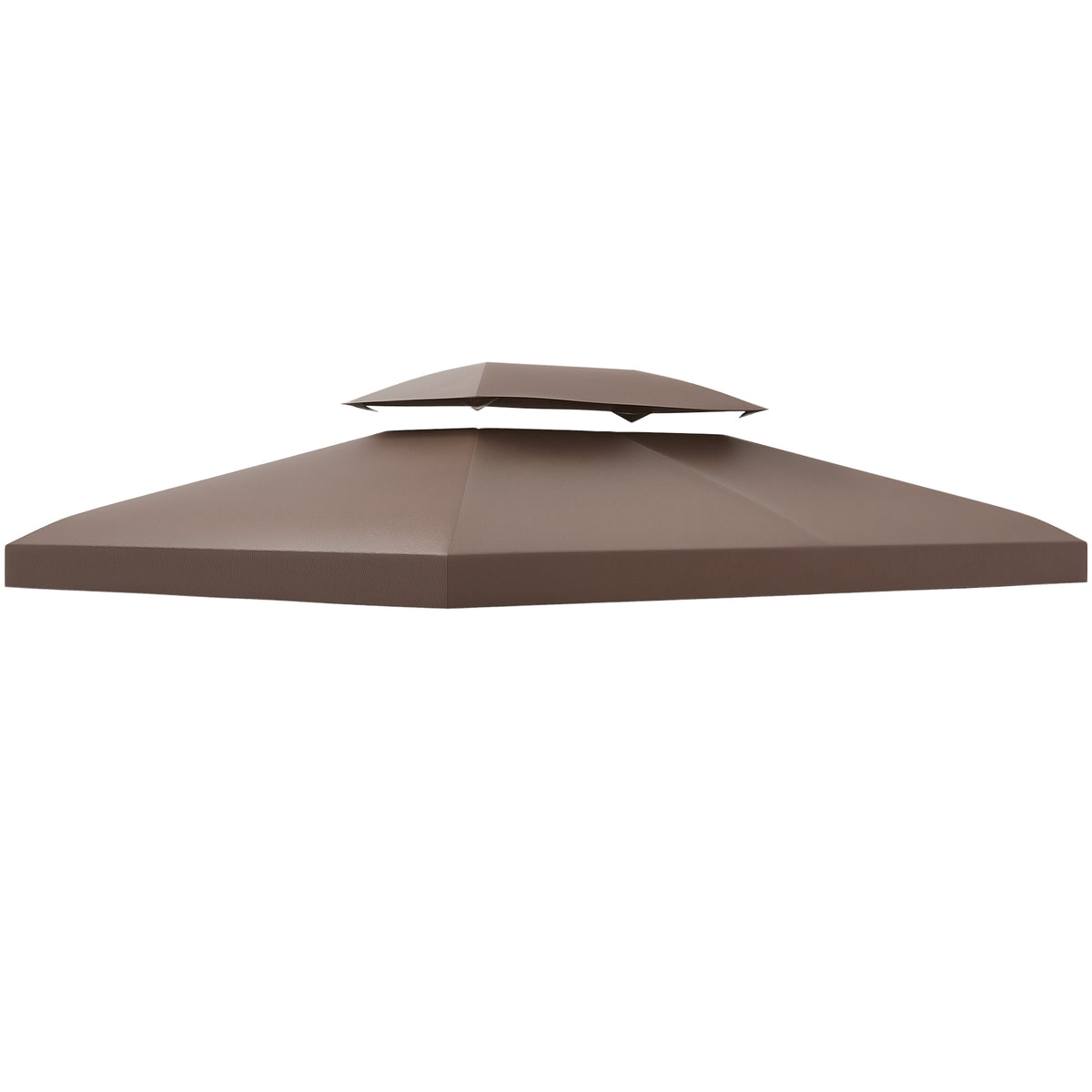 Toit de Rechange pour Tonnelle Marron 3 x 4 m-0