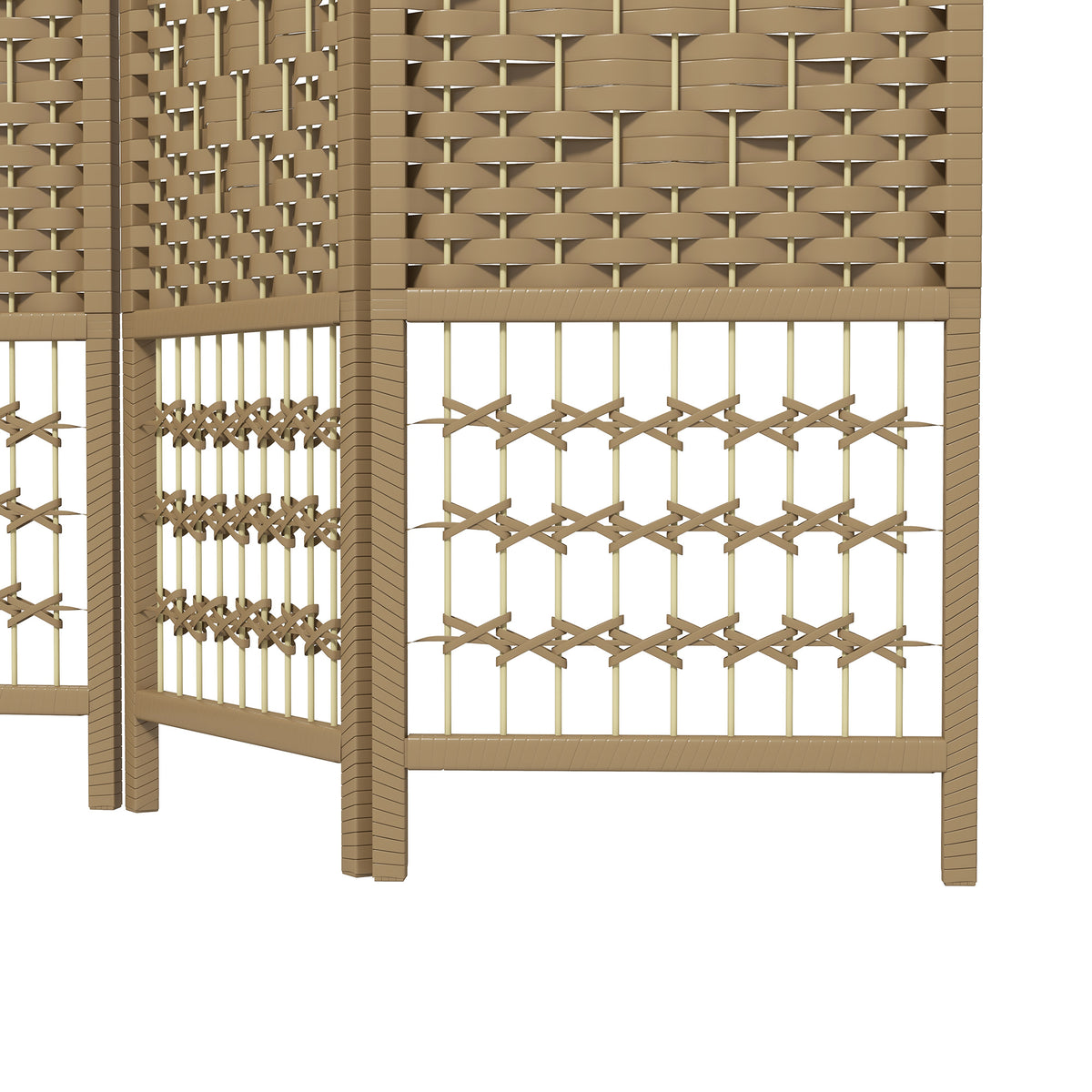 Paravent intérieur en bois séparateur de pièce cloison pliable 3 panneaux 120 x 170 cm bois naturel-8