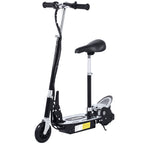 Trottinette électrique 120 W pliable pour enfant de 6+ ans hauteur guidon et selle réglable 10 Km/h max. noir-0