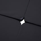 Tapis de pole dance pliable pole dance mat Ø 150 cm épaisseur 5 cm revêtement plastique noir-8
