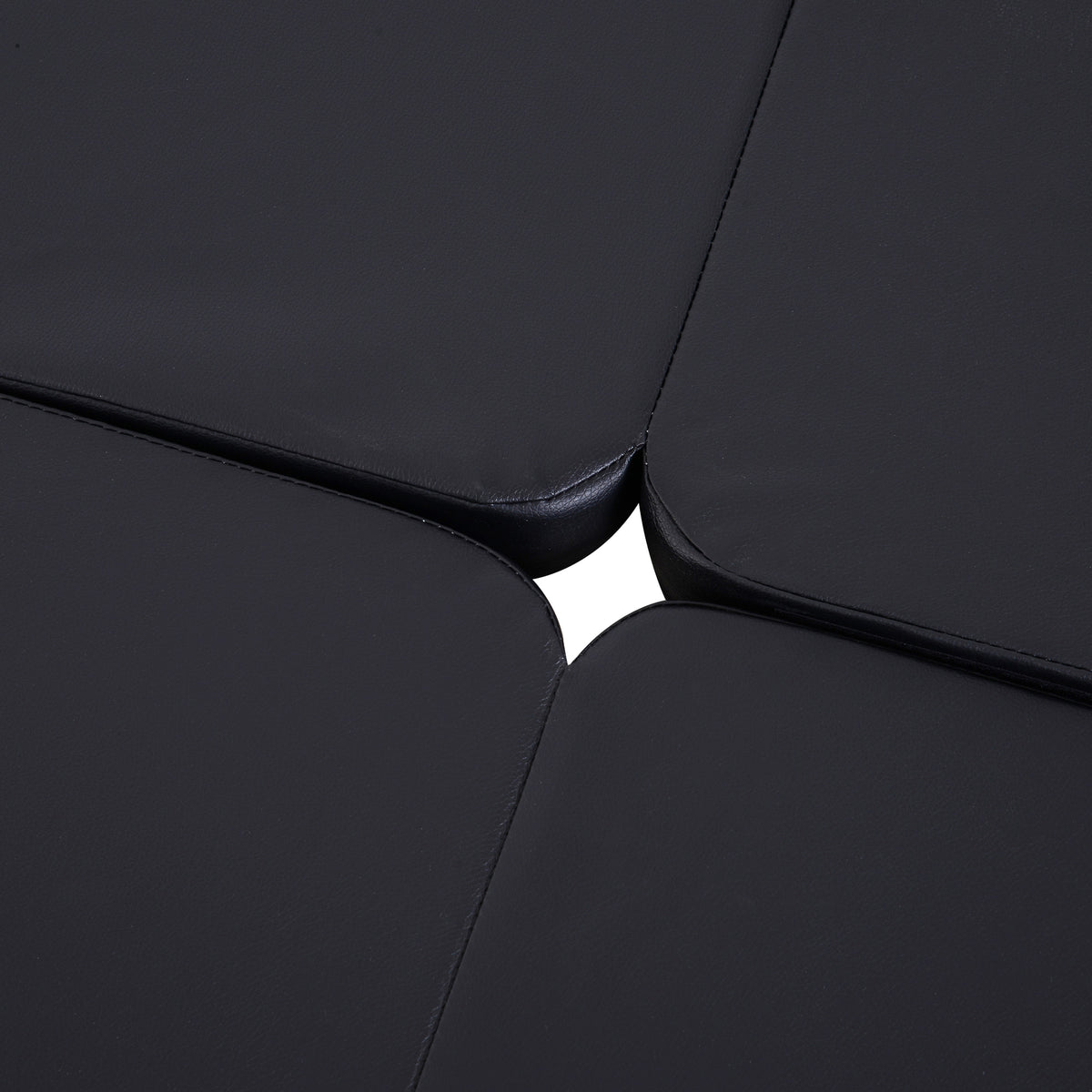 Tapis de pole dance pliable pole dance mat Ø 150 cm épaisseur 5 cm revêtement plastique noir-8
