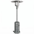 Chauffage Extérieur Terrasse Portable 13 kW, Niveaux de Chauffe Réglables, Protection Anti-Basculement, 82x82x223cm Gris-0