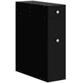 Meuble pour toilette salle de bain avec rangement papier toilette - 2 tiroirs organisateur en MDF - 17 x 48 x 58 cm-0