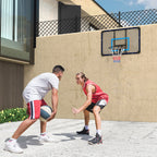 Panier de basketball mural panier spécial - 113L x 73H cm - filet toutes saisons pour l'intérieur et l'extérieur-1