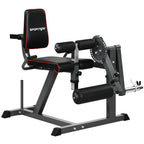 Machine d'extension de jambe, étirement des jambes, capacité 120 kg, multifonction 100 x 90 x 105 cm acier noir-0