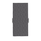 Lot de 2 coussins d'extérieur pour fauteuil chaise à dossier avec attaches rembourrage 8 cm, 112L x 51l cm, gris foncé-6