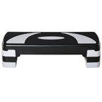Stepper Fitness Aérobic hauteur réglable 10/15/20 cm surface antidérapante 80 x 31 x 20 cm plastique noir gris-0