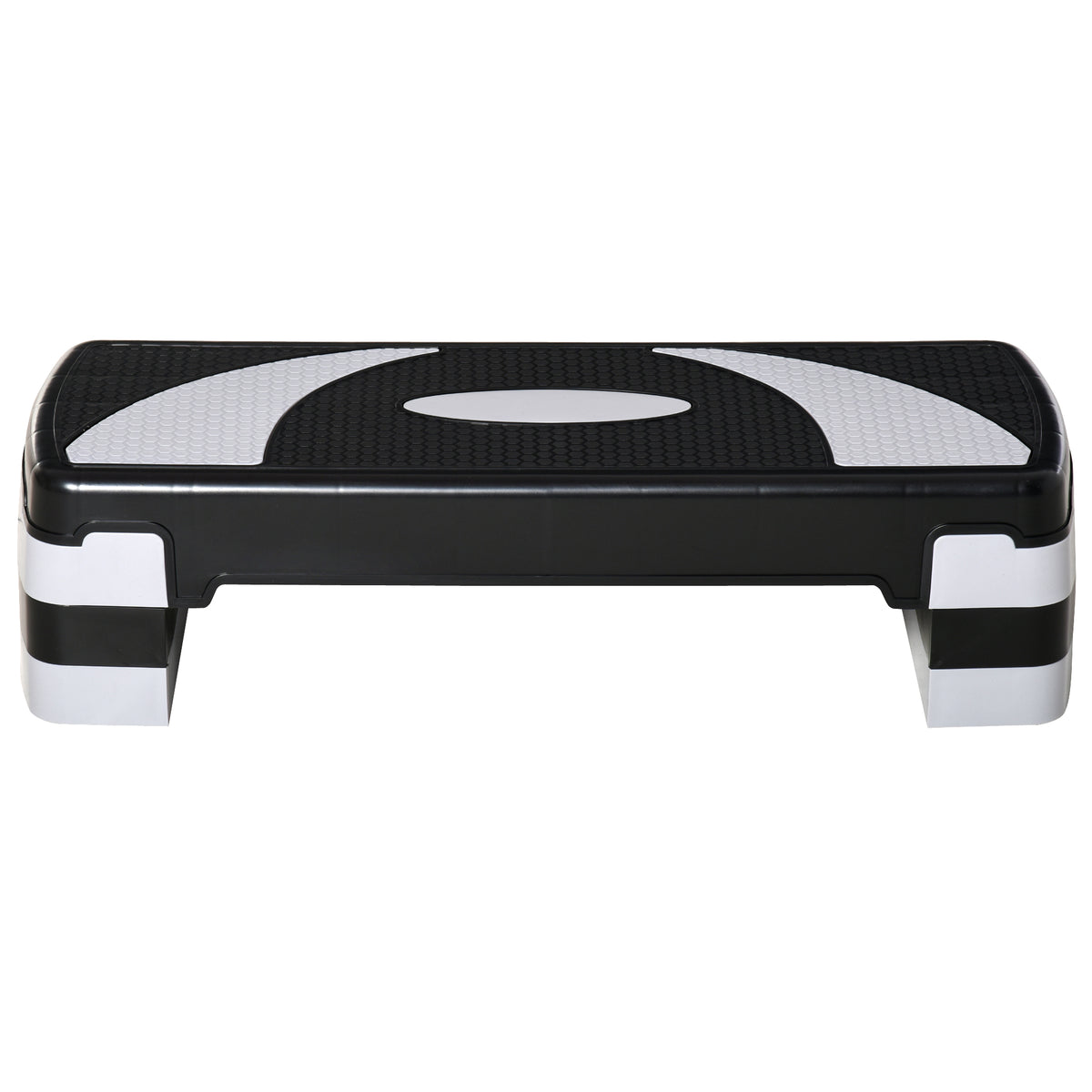 Stepper Fitness Aérobic hauteur réglable 10/15/20 cm surface antidérapante 80 x 31 x 20 cm plastique noir gris-0