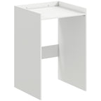Meuble Machine à Laver avec Plan de Travail, Style Moderne, Anti-Basculement, Meuble de Rangement, 64x60x97,5cm, Blanc-0