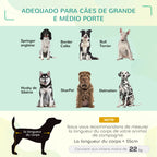 Lit pour chien chat XL grand confort sur pieds lit de camp 110 x 75 x 20 cm textilène micro-perforé noir-3