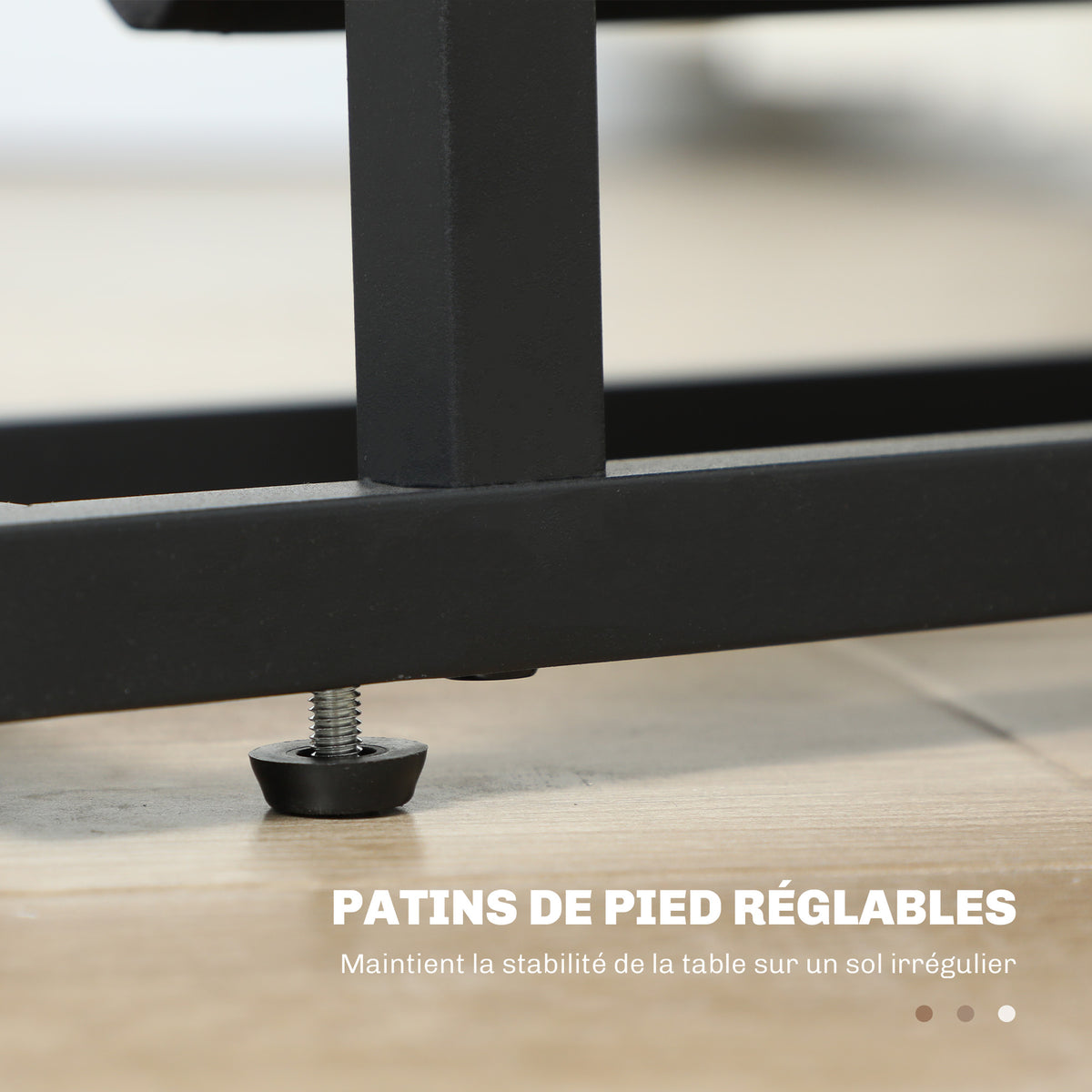 Table d'appoint étroite, bout de canapé en métal avec porte-revues et plateau en verre trempé, 40 x 18 x 55,5 cm, noir-6