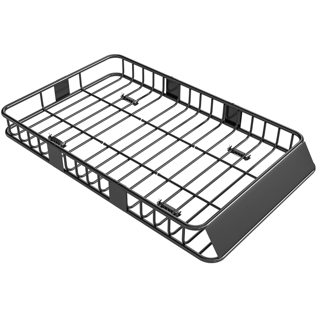 Porte-bagages Galerie de toit pour voiture en métal réglable en longueur de 109 à 162L cm Charge max 100kg-0