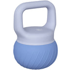 Kettlebell 10 kg, haltère avec poignée Antidérapante ergonomique, haltère à boule, musculation, entraînement, Bleu-0