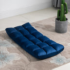Fauteuil Convertible Fauteuil Paresseux Grand Confort Inclinaison Dossier Multipositions 90°-180° Bleu Roi-7