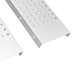 Lot de 2 Rampes de Chargement Pliantes avec Poignées et Surface Antidérapante, Charge Max. 400 kg, 180 x 25,5 cm, Argent-9