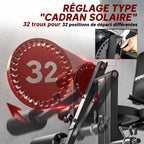 Machine d'extension de jambe, étirement des jambes, capacité 120 kg, multifonction 100 x 90 x 105 cm acier noir-4