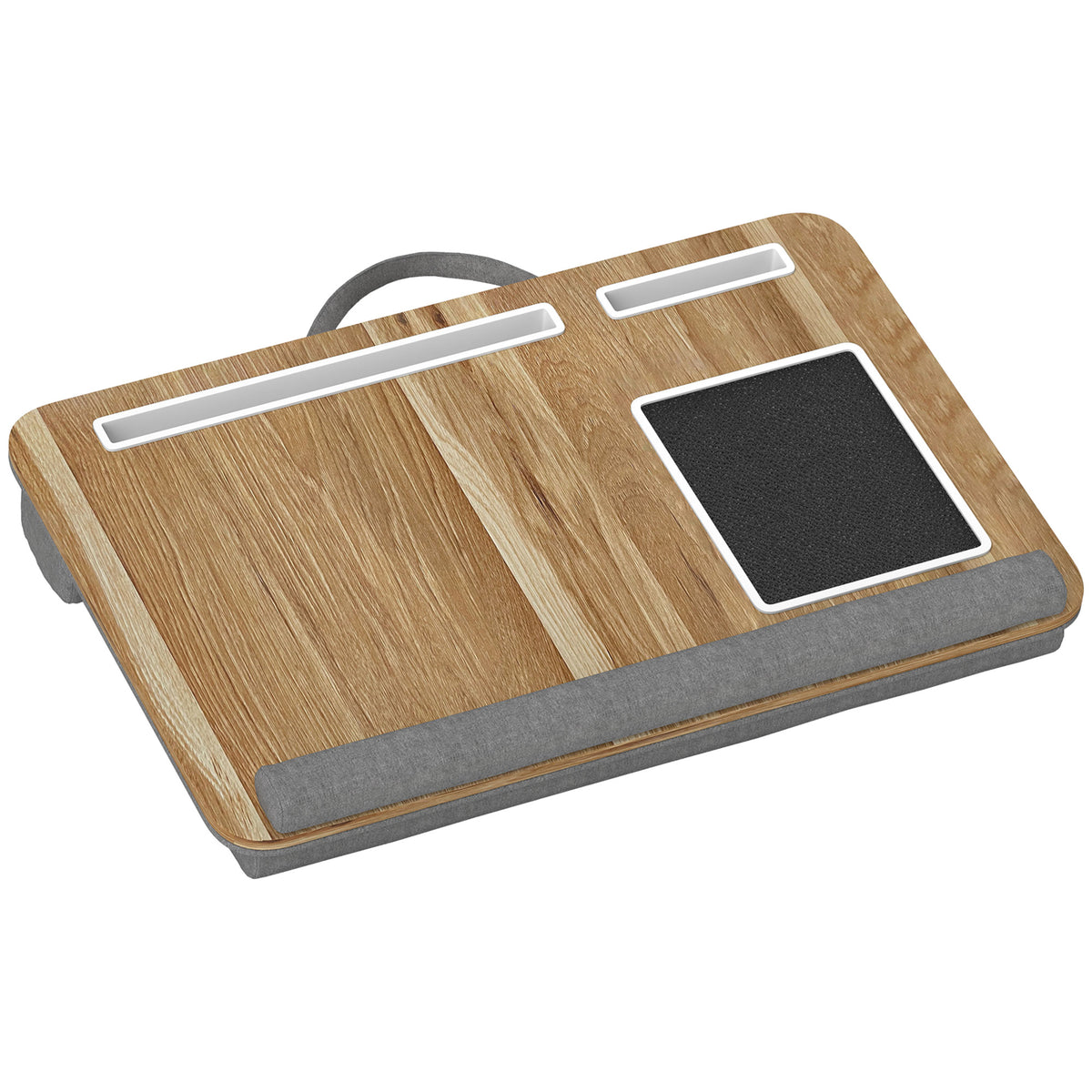 Support ordinateur portable lit avec traversin fente pour tablette ou téléphone tapis de souris repose-poignet poignée-0