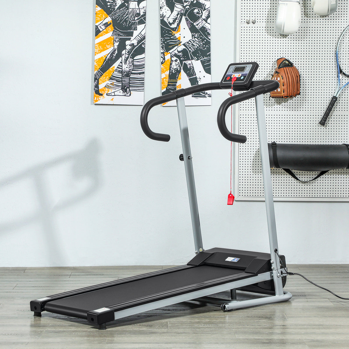 Tapis de course Fitness électrique pliable - .fr x FFHandball - 1 à 10 Km/h écran multifonctions - puissance 500 W-9