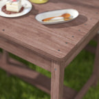 Ensemble salon de jardin extérieur enfant avec coussins et parasol amovible, rayé bleu marine et blanc-8