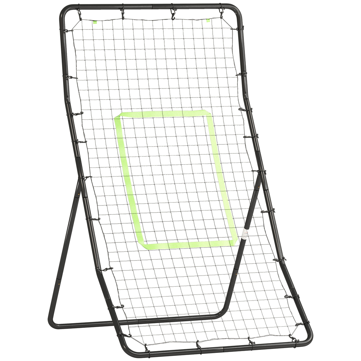 Filet de rebond de football 90L x 80l x 140H cm cible et sardines de fixation fournies noir vert-0