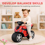 Draisienne pour Enfant, Vélo d'Équilibre avec Musique et Roues Extra-Larges, pour Filles et Garçons 18-36 Mois, Rouge-7