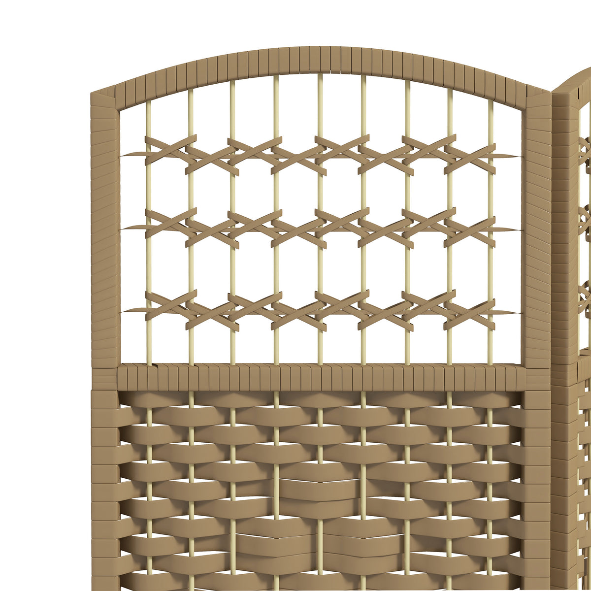 Paravent intérieur en bois séparateur de pièce cloison pliable 3 panneaux 120 x 170 cm bois naturel-6