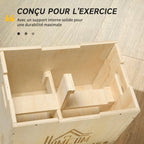 Box jump pliométrie 3 en 1 appareil boîte à saut musculation fitness & entraînement croisé plyobox pour box training 40/45/60 cm en bois-5